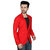 TODAY FASHION Red Imported Cotton Blazer For Men's