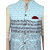 TODAY FASHION Sky Blue Multi Print Jacket For Men's