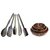 Desi Karigar Handicrafts Wooden Bowl Set Of 3, Spoon Set of 5  1 Frying, 1 Serving, 1 Spatula, 1 Chapati Spoon, 1 Deser