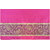 H & W Pink/Gold Placemat with Patch Banaras Jacquard Polyester Fabric over Poly Dupion Fabric & Poly Texo Fabric Back- Set of 2 (33 X 48 Cm)