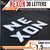 Carmetics Nexon 3d Letters for Tata nexon accessories 3d stickers logo emblem graphics  Glossy Black Org Type 1 SET