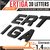 Carmetics Ertiga 3d Letters for Maruti Suzuki Ertiga accessories stickers logo emblem graphics Decal Glossy Black 1 set