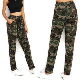 army printed trousers