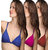 Tkeshto Front Open Bra Pack of 3/Superior Quality/Easy Stretch/Comfort fit/(MultiColor)