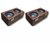 Desi Karigar Wooden Dry Fruit / Sweets / Spices Box, Pack Of 2