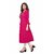 Vaikunth Fabrics Kurti In Pink And Rayon Fabric For Womens VF-KU-213