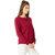 Miss Chase Maroon Tie Your Best Sweatshirt
