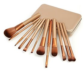 Cosmetic Makeup Brush Set - 12 Piece Set