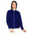 Raabta Fashion Women Royal Blue Velvet Jacket