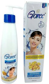 Goree Avocado and Aloe vera Body Whitening Lotion (205ml)