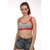 Arousy Girl's Seamless Racerback Wirefree Bra Non Padded Full Coverage Bra For Women Milanche Fabric Sports Bra Pack of 2