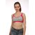 Arousy Girl's Seamless Racerback Wirefree Bra Non Padded Full Coverage Bra For Women Milanche Fabric Sports Bra Pack of 3