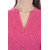 OK Creation Pink Plain Stitched Straight Cotton Kurtis/ Kurtis fpr womens