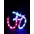 6th Dimensions OM Wall Hanging with LED Light for Home with 2 Meter Long Wire