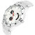 miss perfect Best Collection White New Silver Metal Strep Fogg Latest Designing Stylist Looking Professional Analog Watch For Men