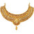 JewelMaze Stone Choker Necklace Set With Maang Tikka-1107902B