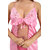 Be You Pink Solid Women Nightwear Set / 3 piece Nighty Set