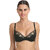 Glamorous Black Embroidered Finely Laced Black Bra