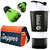 Snipper Combo of Tomy Bag (Orange) ,Gloves (Green) and Spider Shaker (White) Gym  Fitness Kit