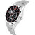 Albireo Black Dial Round Shaped with Stainless Steel Strap Strap Fashion Wrist Watch for Men's and Boy's AMW-002