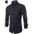 Black Bee Combo Of 2 Printed Casual Slim fit Poly-Cotton Shirts For Men's