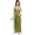 Be You Green Solid Women Nighty with Robe (2 pieces Nighty Set)