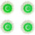 Kartik Floating in Water Flower Shaped Multi Colored diyas/Candles for Home Decor Set of 4