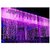 Ever Forever Water Fall Mode LED Curtain String Lights Pink