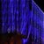 Ever Forever Water Fall Mode LED Curtain String Lights Blue