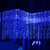 Ever Forever Water Fall Mode LED Curtain String Lights Blue
