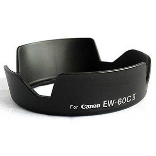 Cam Cart EW 60C II Bayonet Lens Hood for Canon EF S 18 55mm F/3.5 5.6 II, is, II USM Lens