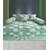 HomeStore-YEP Cotton Diwan Set of 8 Pcs - 1 Bedsheet, 5 Coushion Covers , 2 Bolster Covers (Green)