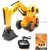Wired RC Battery Operated JCB Crane Rotating Truck Toys CAR, Battery Vehicle
