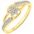 Sukai Jewels Star Solitaire Gold Plated Alloy & Brass Cubic Zirconai Fimger Ring for Women & Girls [SFR855G]