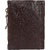 DIDE Genuine Leather Wallet Premium High Quality Women Bi-folding, Multi Card Holder with Zipper Side Coin Pouch (Brown)