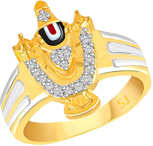 Gold Plated Tirupati Balaji Sri Venkateswara Swamy Good Luck Fashion Finger  Ring | eBay
