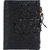 DIDE Genuine Leather Wallet Premium High Quality Women Bi-folding, Multi Card Holder with Zipper Side Coin Pouch (Black)