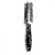 Round hair brush comb, Size- 22/6 cm, Color As per Availability,