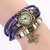 Letest Buy Vintage Dori leather braclet watch for girls By True Colors