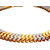 heavy Looking Flat Chain Style Twotone Gold Silver Color Very light Weight Classic Formal Bracelet For Mens/Boys