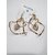 Earring Golden Color And Diamond Behind Side Best Quality