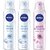 Nivea 2 Fresh Natural 1 Pearl Beauty deo 150ml each For Women Pack of 3