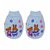 Tumble Blue Bunny Print Baby Mittens (0-6 Months)