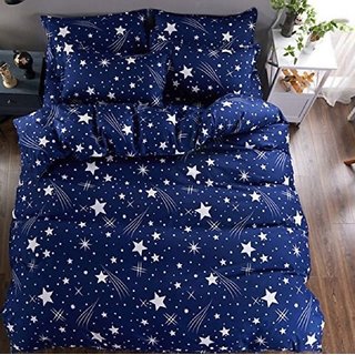Choco Creation Delite Multicolor Cotton Abstract Double Bedsheet With 2 Pillow Covers (229 x 254 cm) - Set Of 1