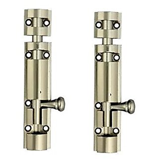 MH 8 Inches Stainless Steel Half Round Tower Bolt--Pack of 2