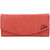 BURAK Victoria Leather Clutch Purse for Women  Girls  Ladies (VIC-1606) (Red) (6 Card Slots)