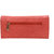 BURAK Victoria Leather Clutch Purse for Women  Girls  Ladies (VIC-1606) (Red) (6 Card Slots)