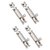 MH 8 Inches Stainless Steel Full Round Tower Bolt--Pack of 10