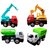 Super Engineering Friction Powered Automobile Truck Set Toys ( Color May Vary)