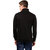 Hypernation Black Side Zipper Jacket With Cotton For Men